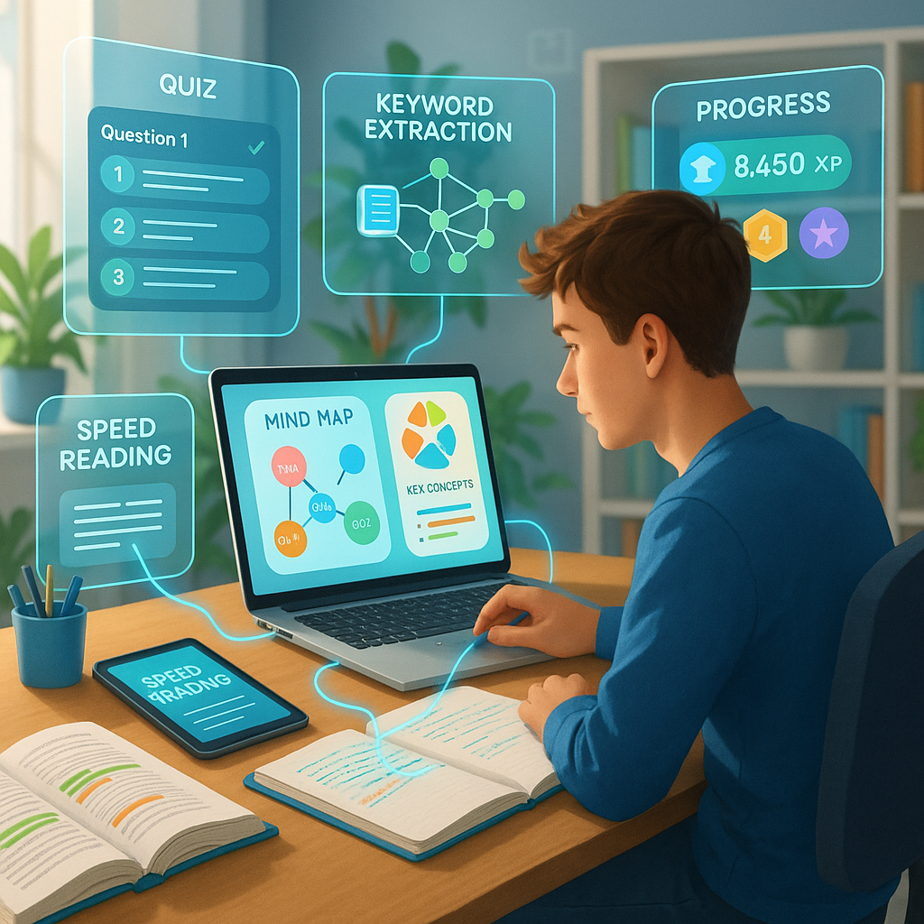 Letta veloce con AI: Tesina maturità facile tra speed reading e parole chiave