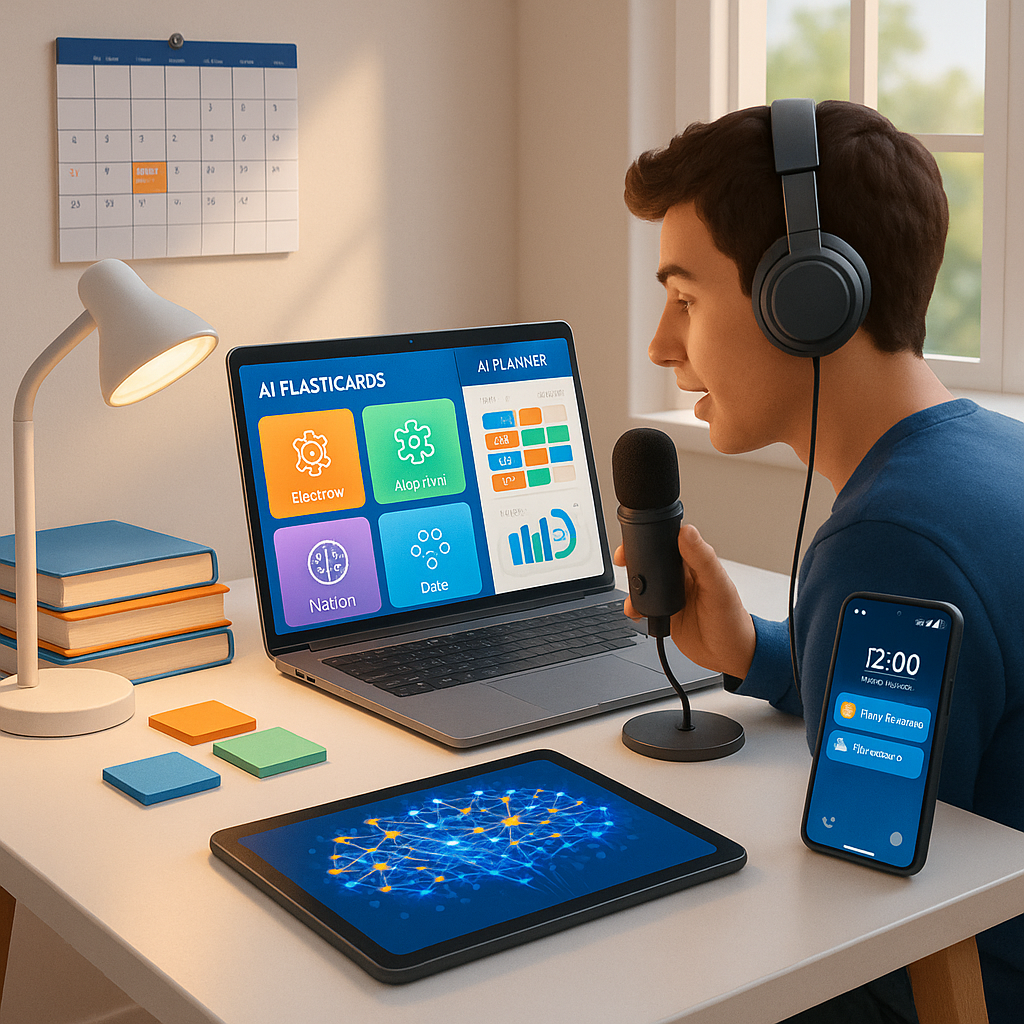Come Usare le Flashcard Vocali AI per Gestire lo Studio e Restare Focalizzati
